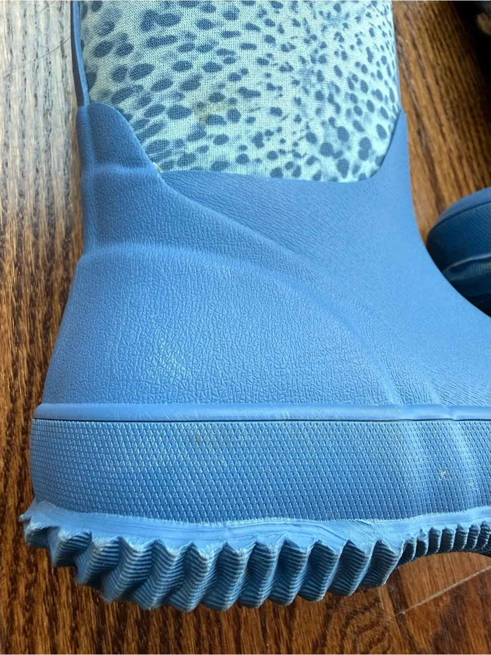 DSG Blue Leopard Snowbound Winter Boots Sz 11